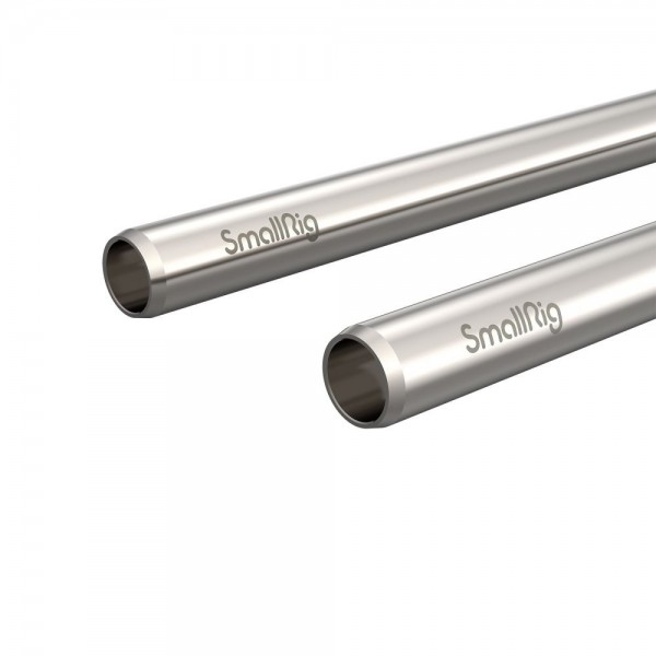 SmallRig 15mm Stainless Steel Rod - 20cm 8" (2pcs) 3683